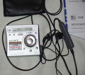 MINIDISC / minidisk recorder MDLP SONY MZ-R700, DO,přísluš. - 2