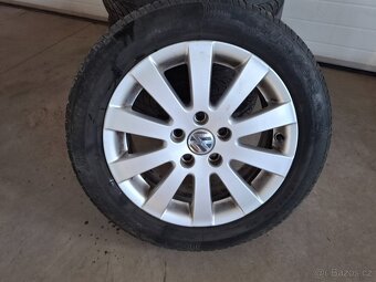 Originální litá sada kol VW 5x112 205/55 R16 - 2