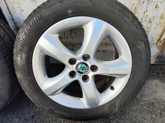 15"letní alu sada Antares 5x100 origo Škoda Fabia 2 Roomste - 2