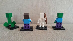 Lego Minecraft "Steve attack" sada -> 4 figurky - 2