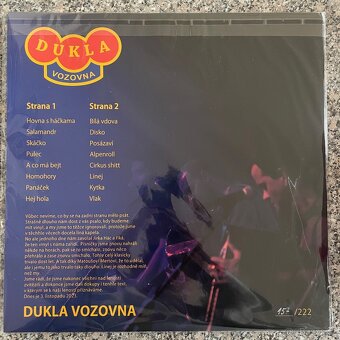 Dukla Vozovna vinyl nový limit 222 ks - 2