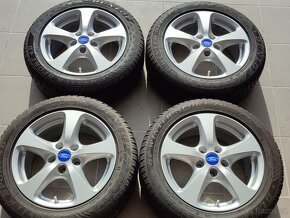 Krásný zimní ALU komplet 16" 5x108 ET40 pneu 205/55/16 91H - 2