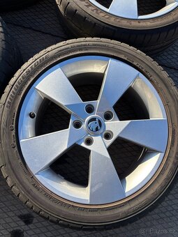 Prodám ORG. Alu Škoda R17 5x112 - 2