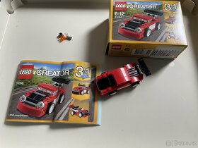 Lego auto - lze postavit 3 druhy aut - 2