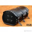 Kožený kufr - válec na chopper 60cm typ 06A - 2