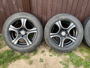 Kompletní kola na Alu disku 6,5Jx15 ET40 5x100 - 195/65 R15 - 2