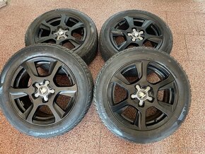 Originalní ALU kola 5x112 r16 zimní pneu 5,5mm - 2