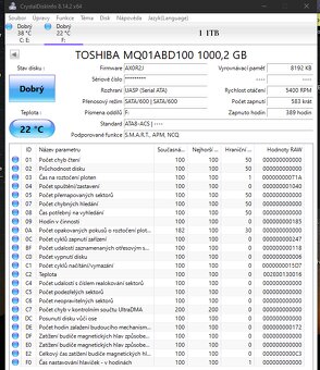 HDD sata  2,5" 1 TB - 2