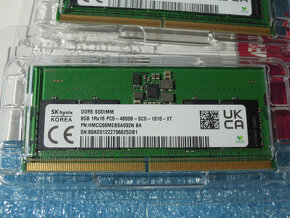 RAM paměť SK-Hynix do notebooku DDR5 4800MHz 16GB KIT 2x8gb - 2