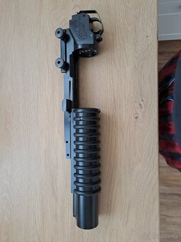 Airsoft granátomet M203 long ( GP ) + granát + sumka + plyn - 2