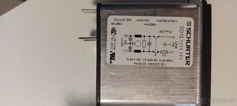 SCHURTER -  NOVÝ Přívodní síťový napájecí modul s filtrem - 2