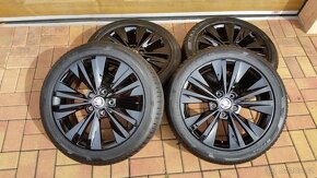 ALU kola ŠKODA 5x112 R17 NOVÁ letní sada Superb 2,Octavia 3 - 2