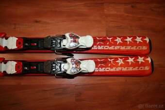 lyže Volkl Superdport 120 cm , lyžaky Nordica - 2