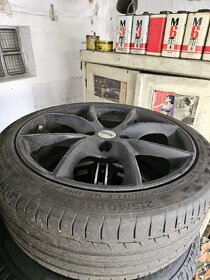 Alu kola R17 4x100 s pneu 215/40 - 2