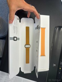 kožený ORIGINÁLNÍ řemínek pro Apple watch 40/38 S/M - 2