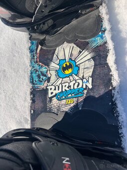 Snowboard Burton dětský 120cm + Boty Burton  35 eu - 2