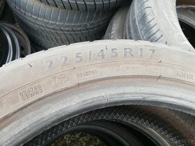 Prodám letní pneu 225/45 R17 91 W DUNLOP - 2