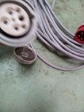 Kabel k míchačce, žárovky,dráty,sloupky,prkna trámky - 2