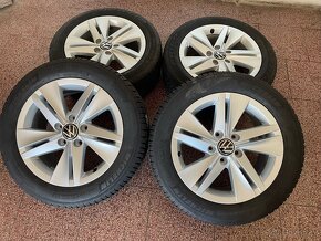 Originální alu kola Volkswagen,5x112 R16,zimní 7mm - 2