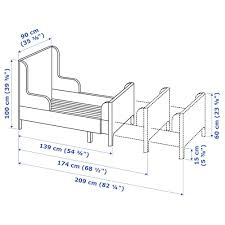 Růžová rostoucí postel IKEA BUSUNGE 80x200 cm - MŮŽU DOVÉZT - 2