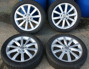 4ks original alu kola VW 5x112 R17 take Seat Skoda Audi - 2