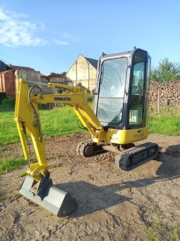 Minibagr Komatsu PC 14R roztahovací podvozek - 2