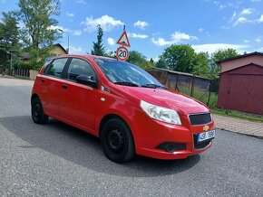 Chevrolet Aveo 1.2i r.v.10/2008,Bez koroze,pěkný stav,Euro 4 - 2