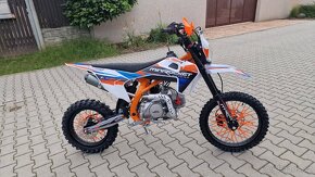 Pitbike DT125 17/14, světlo, el startér sedlo 86cm - 2