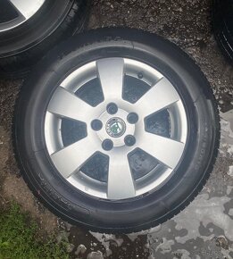 Alu kola 5x112 Škoda Octavia II 195/65 R15 - 2