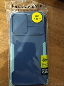 Samsung Galaxy S21 FE 5G - Pouzdro Navy/modré - 2