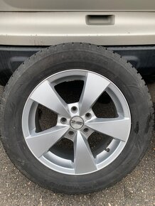 Alu kola 5x112 R16 ET 40 zimní pneu 215/60/16 - 2