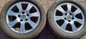 Alu kola originál Škoda Octavia 2 Sirius 5x112 6.5x16 ET50 - 2