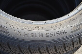 4ks téměr NOVÉ zimní pneu 195/55R16 Barum Polaris 5 - 2