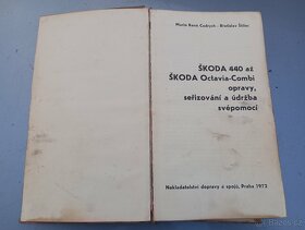 Servisní manuál, knížka údržby Škoda Octavia od roku 1959. - 2
