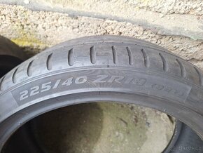 Letní pneu 225/40/18 2xContinental, 2xPirelli - 2