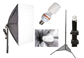 Softbox - osvětlovací sada pro foto studio. Nový - 2