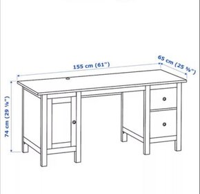 Ikea hemnes psací stůl - 2