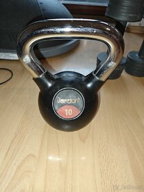 JORDAN kettlebell pogumovaný - 10kg - 2