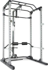 Posilovací klec s kladkou a doplňky /Power cage + pulley - 2