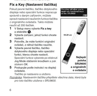 Univerzální dálkový ovladač Prestigo SRU9600 - 2