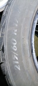 215/60 R17 zimni sada pneu - 2