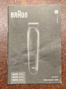 Multifunkční zastřihovací strojek Braun MGK 3060 3045 3040 - 2