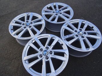 Alu disky originál Škoda, 17", 5x112, ET 43 , šířka 6,5J - 2