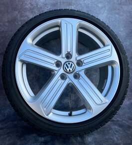 Originální Alu kola 5x112 VW Golf 225/40/18 zimní - 2