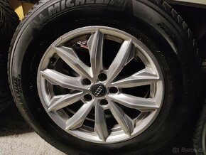 Alu kola Audi Q5 5x112 r17 Originál, ZIMNÍ pneu7mm 235/65 - 2