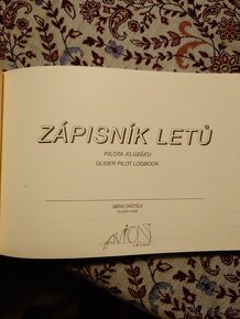 Zápisník letů kluzák - 2