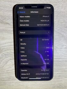 iPhone X 82% MAXIMÁLNÍ KAPACITA BATERIE - 2