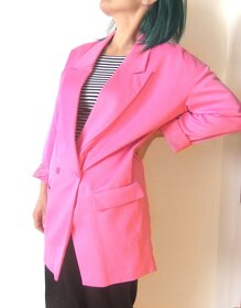 NOVÉ hot pink dámské sako / blazer Laura Scott - 2