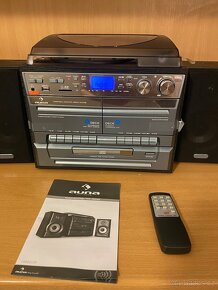 Auna 388-BT je moderní stereo zařízení s gramofonem. - 2