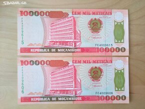 Mozambik - 100 000 meticais - 2